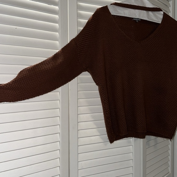 Charlotte Russe women’s brown sweater size s/m - Picture 4 of 4